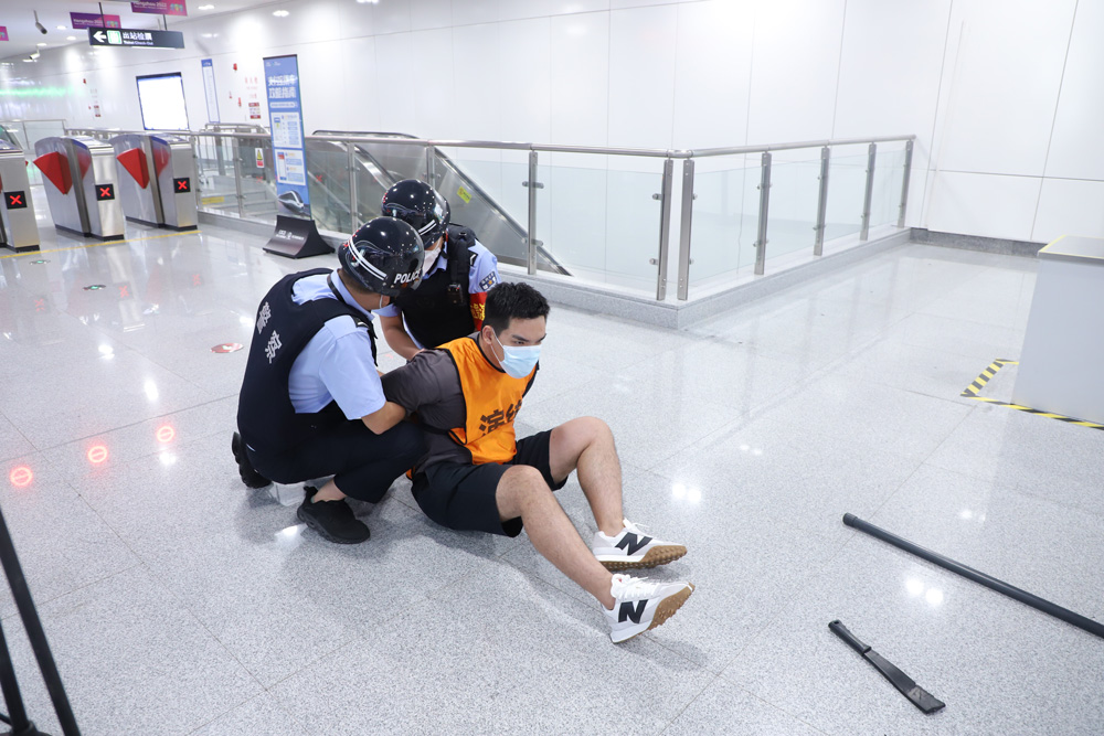 演練現場。林夕榆攝