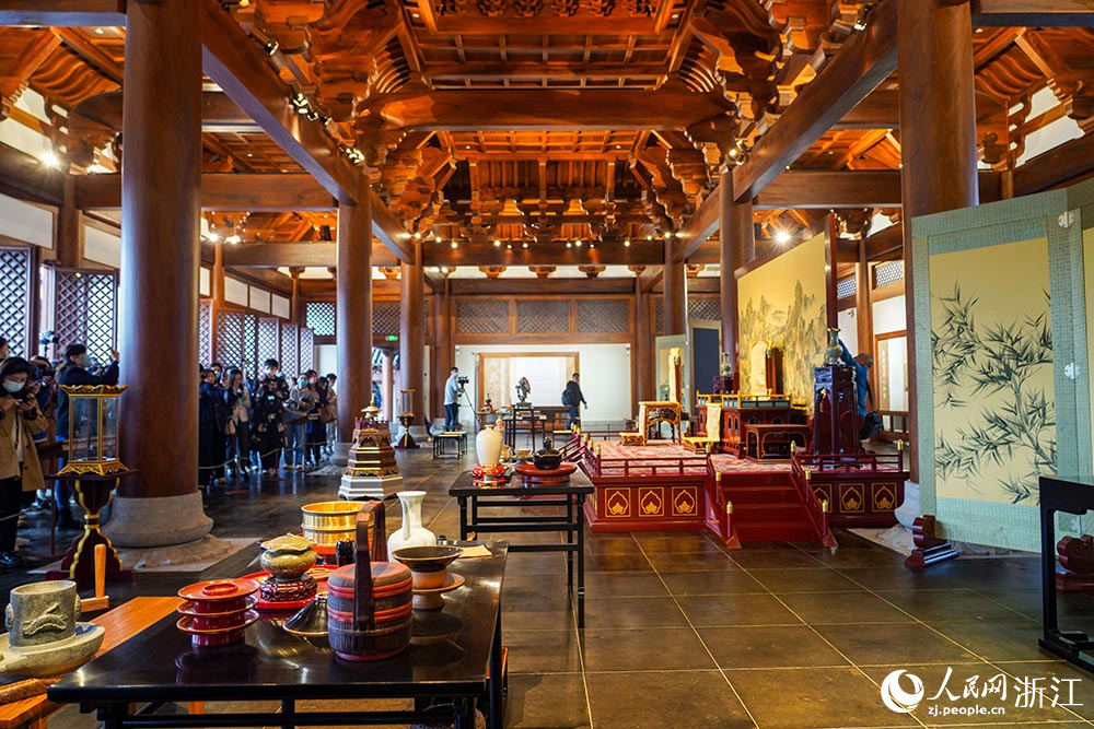 南宋德壽宮遺址博物館。人民網 章勇濤攝