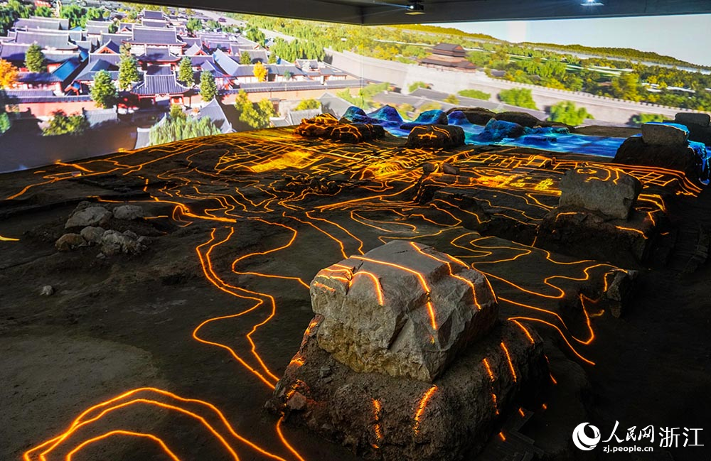 南宋德壽宮遺址博物館。人民網 章勇濤攝