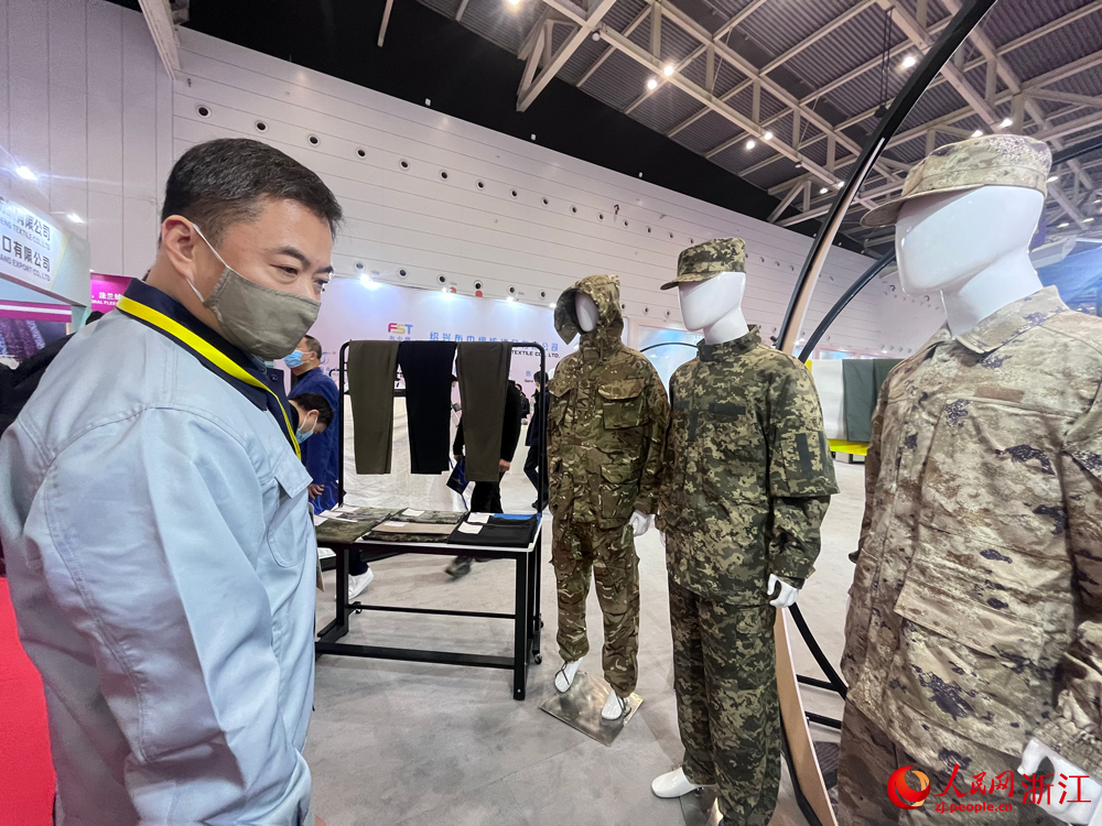 秋季紡博會現場。人民網記者 張麗瑋攝