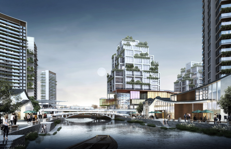 姜山未來社區效果圖。