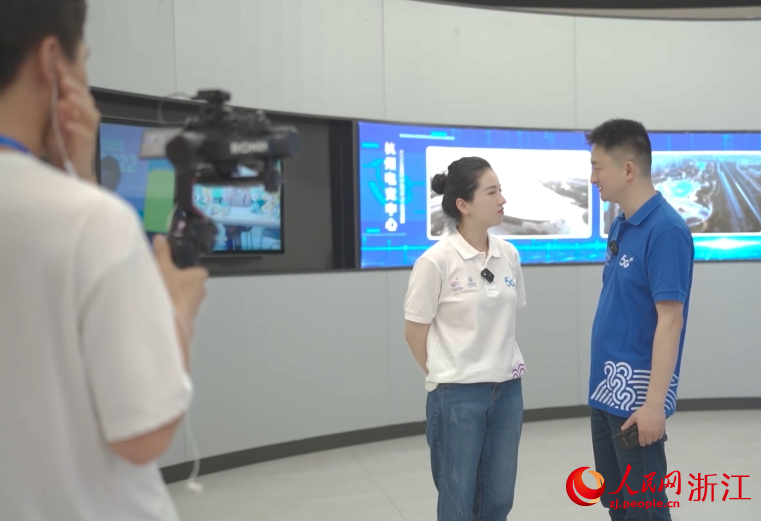 拍攝宣傳視頻。人民網記者 張帆攝