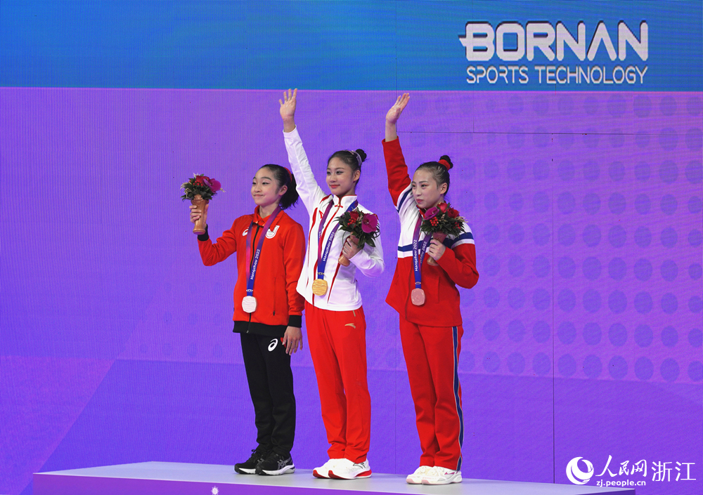 左彤獲獎現場。人民網 陳陸洵攝