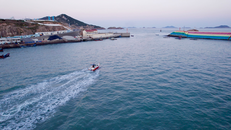 嵊山漁場。嵊泗縣委宣傳部供圖