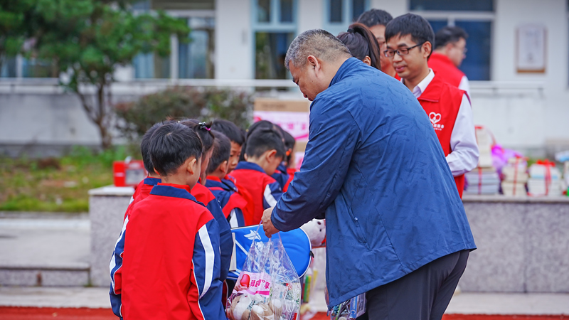 金溪鎮小學分享活動現場。李卡/攝