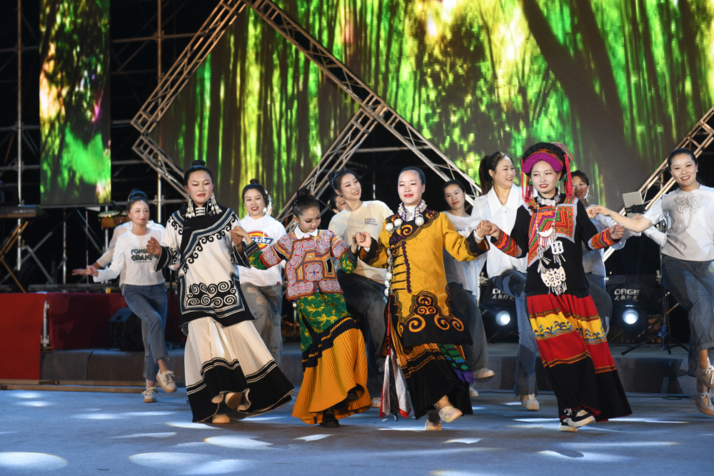 武義縣新居民才藝大賽展演活動現場。沈云建攝