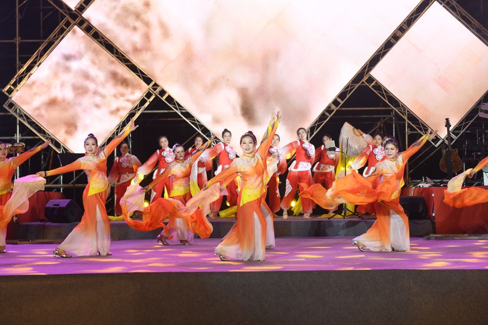 武義縣新居民才藝大賽展演活動現場。沈云建攝