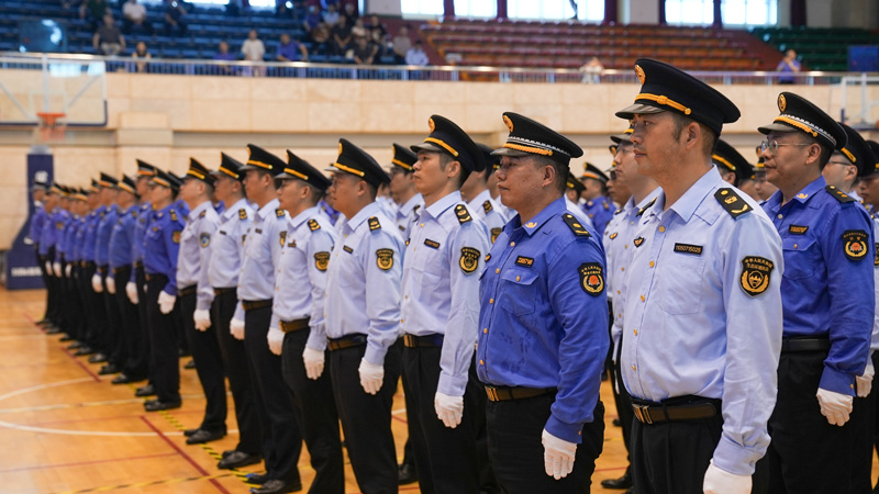 比武活動現場。桐鄉市綜合行政執法局供圖