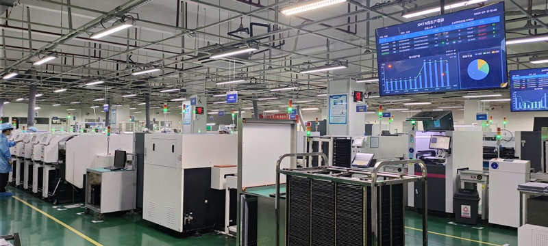 嘉善三思光電的SMT車間。受訪者供圖