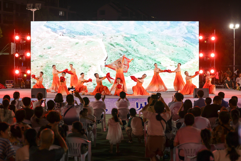 活動現場。蛟川街道供圖