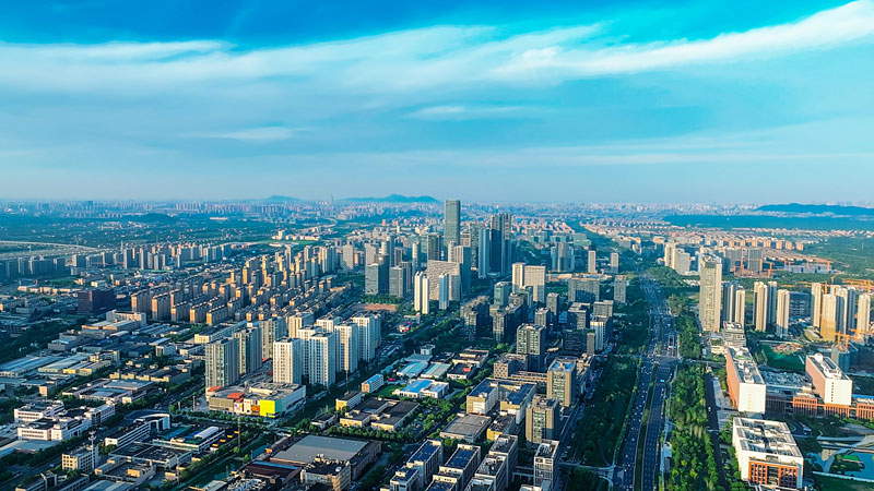 余杭城市風光。余杭區委宣傳部供圖