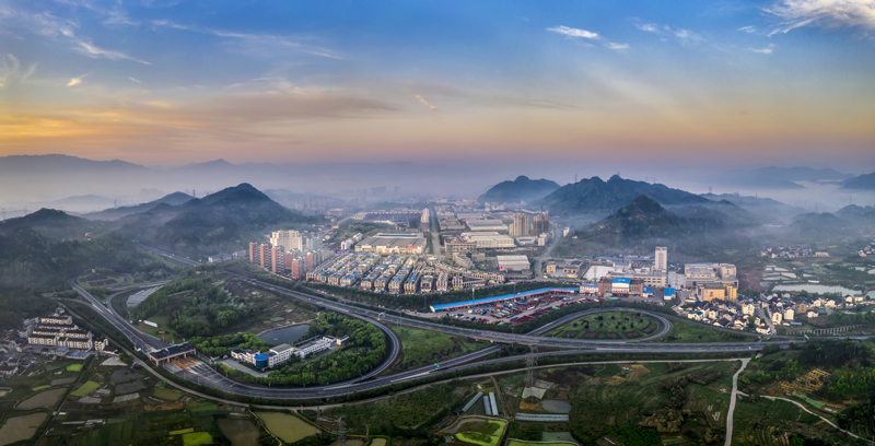 浙江麗水經濟技術開發區航拍圖。受訪者提供