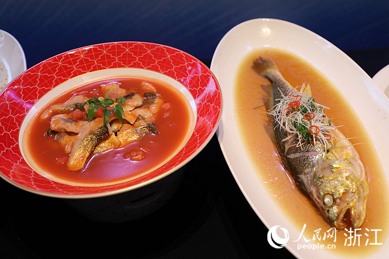 南麂大黃魚深受消費者喜愛。人民網 方彭依夢攝