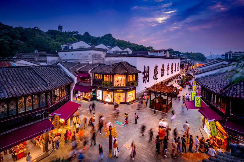 吳山商圈。上城區商務局供圖