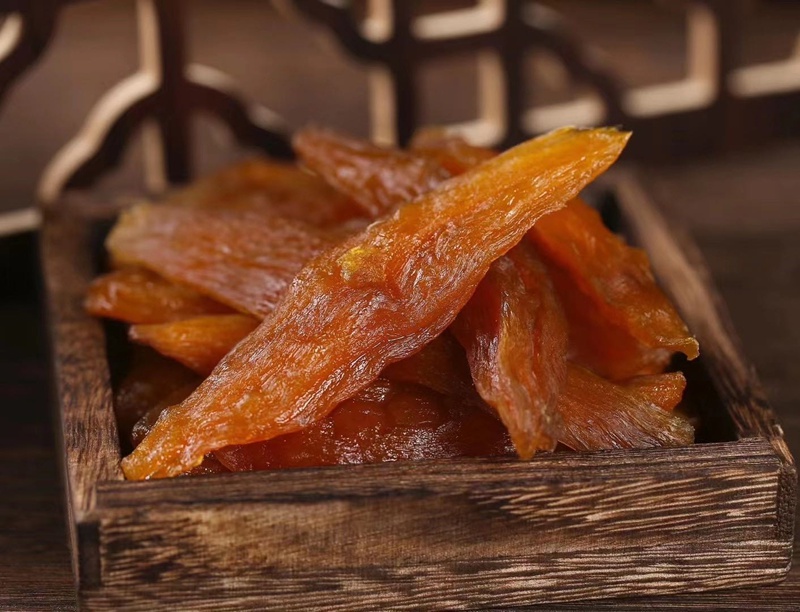 番薯干深受消費者喜愛。蓮都區仙渡鄉供圖