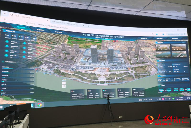 城市運營數字板塊。人民網程欣攝