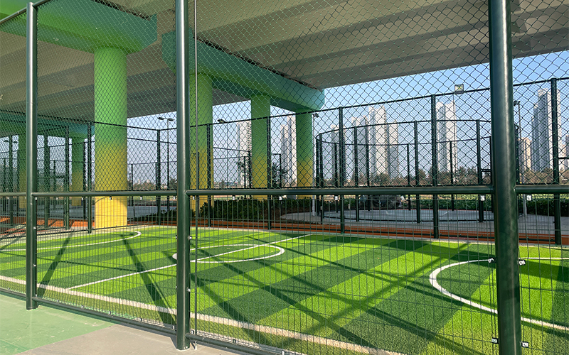 甬莞高速龍港市橋下空間（象中段）“口袋公園”。龍港市自然資源與規劃建設局供圖