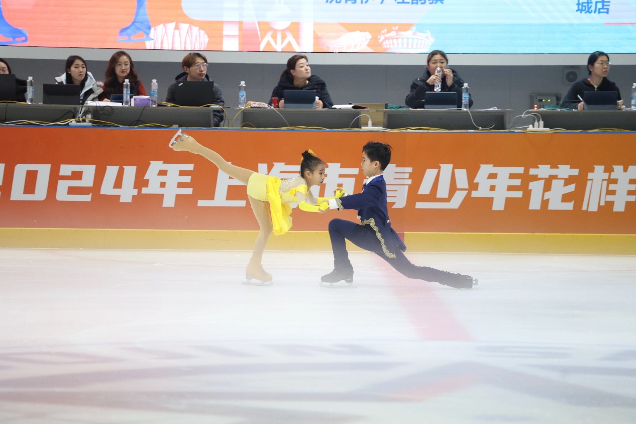 青少年花樣滑冰比賽。受訪單位供圖