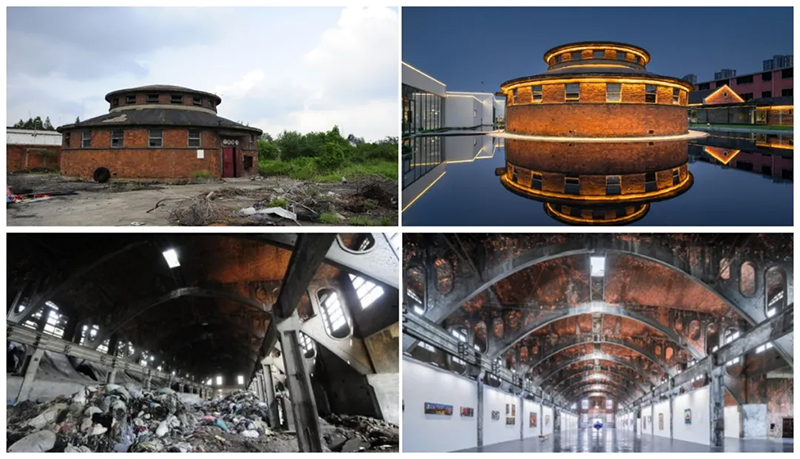 合柴1972文創園改造前后對比照片