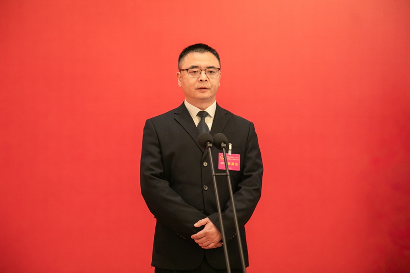 蓮都區建設局黨組書記、局長楊杰。蓮都區委宣傳部供圖