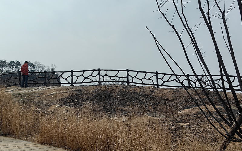 高風險點位設置護欄。公園管理方供圖