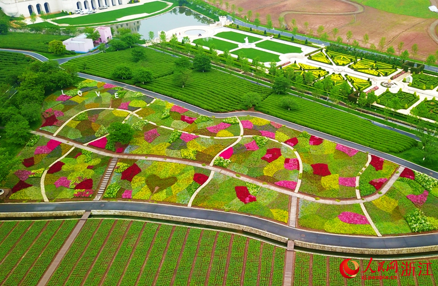 浙江省武義縣花田美地景區。人民網 劉欣蔚攝