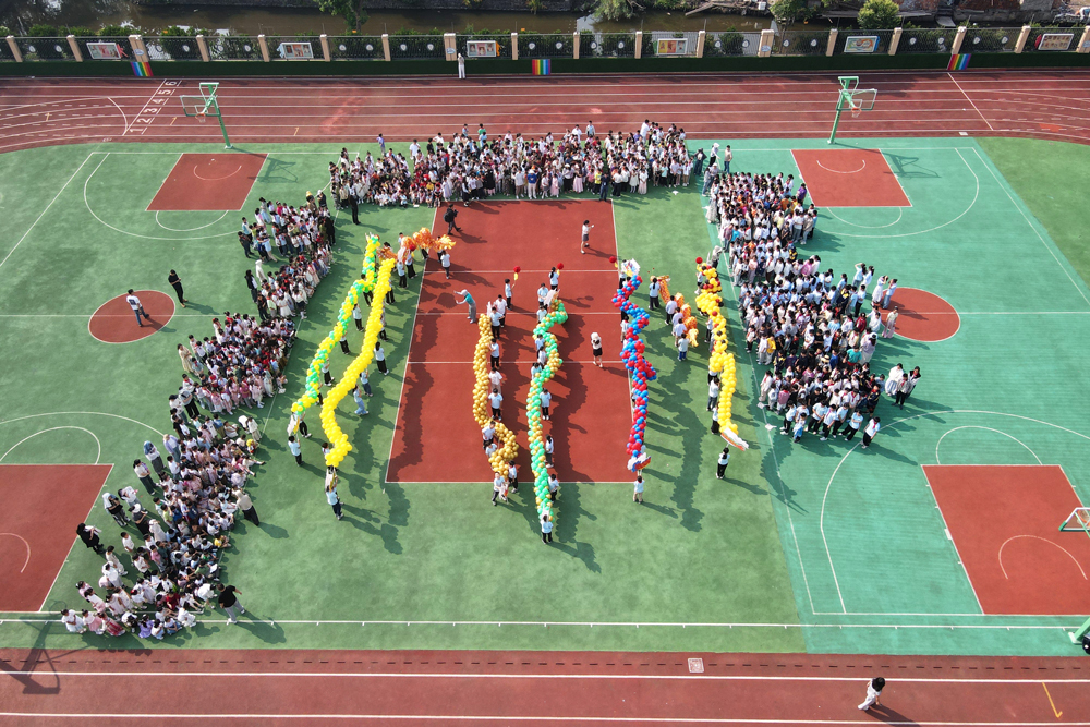 活動現場。九龍湖鎮供圖