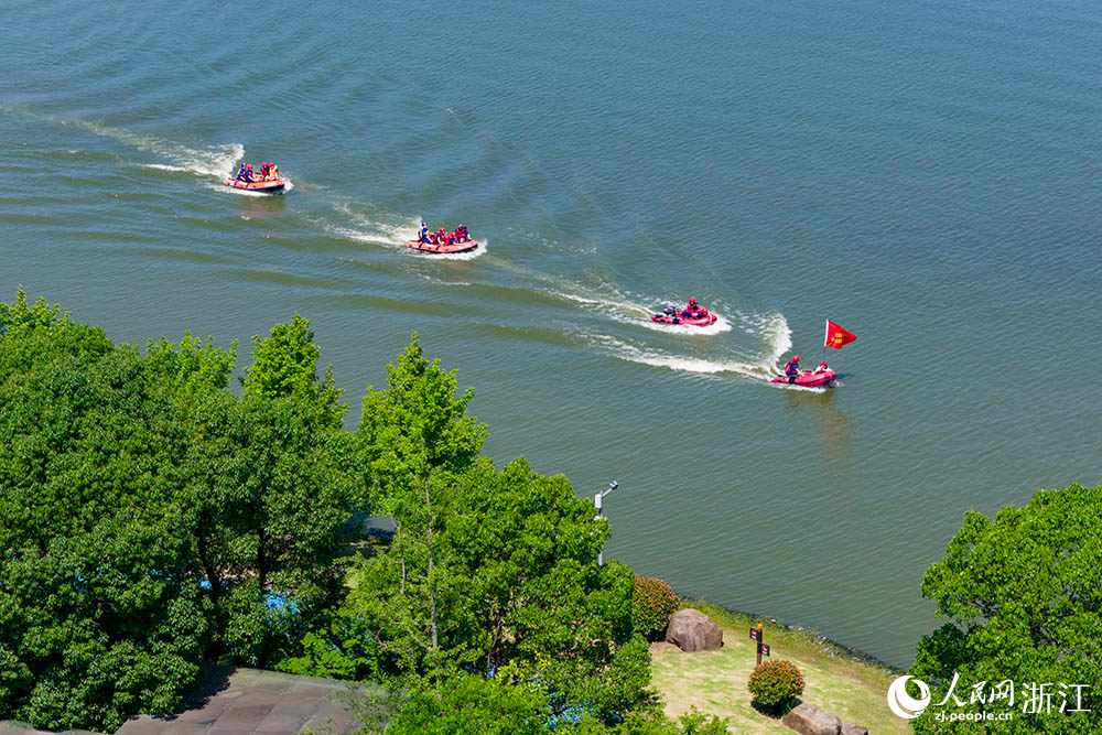 演練現場。人民網 章勇濤攝