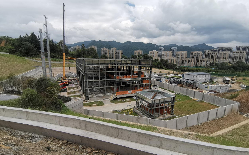 工程建設現場。杭州龍源電力有限公司供圖