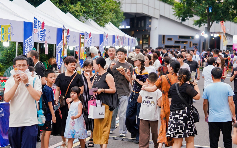 賽事撬動市民消費。蓮都區委宣傳部供圖