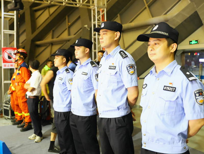 活動執勤。蓮都公安供圖