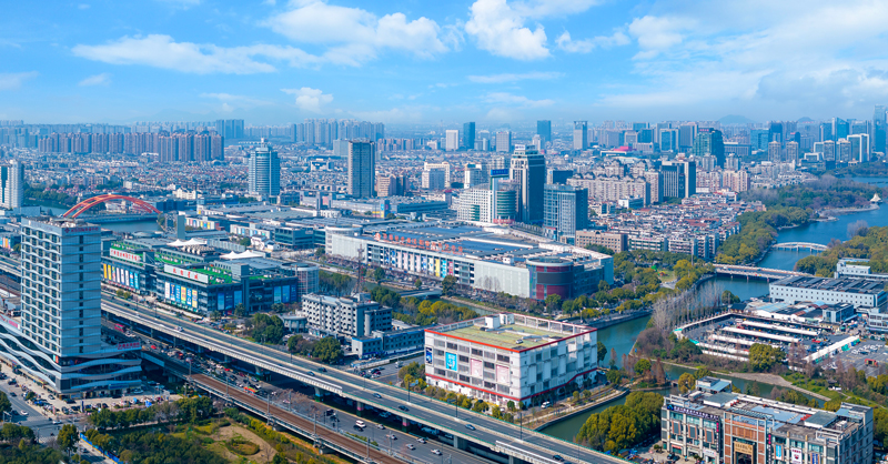 中國輕紡城。姚加峰 攝