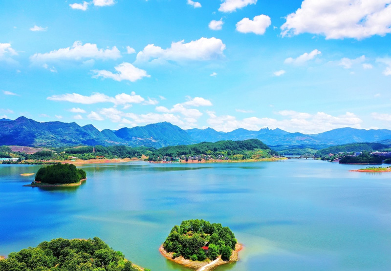 遂昌縣仙俠湖風光。遂昌縣委宣傳部供圖
