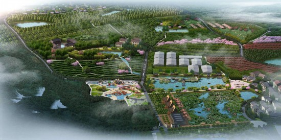 夢江南農業生態園示意圖。受訪者供圖
